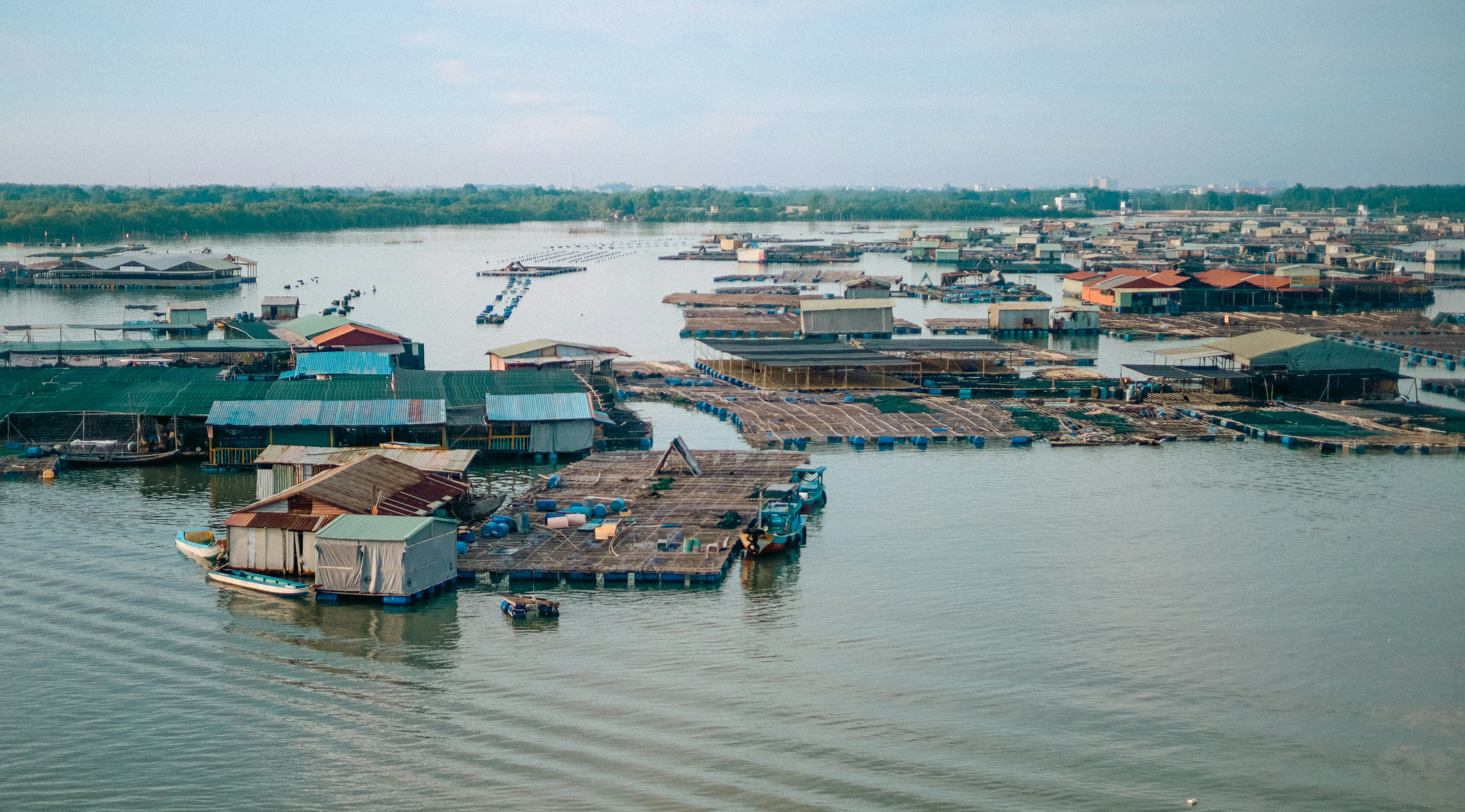 Waterfront view in Viet Nam