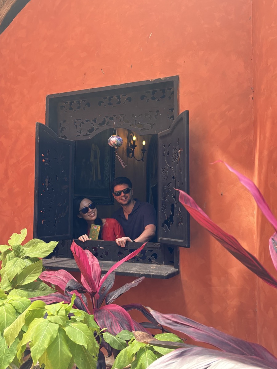 Linh and Andrew together