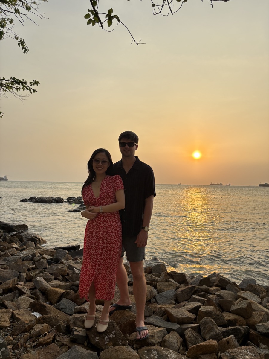 Linh and Andrew together