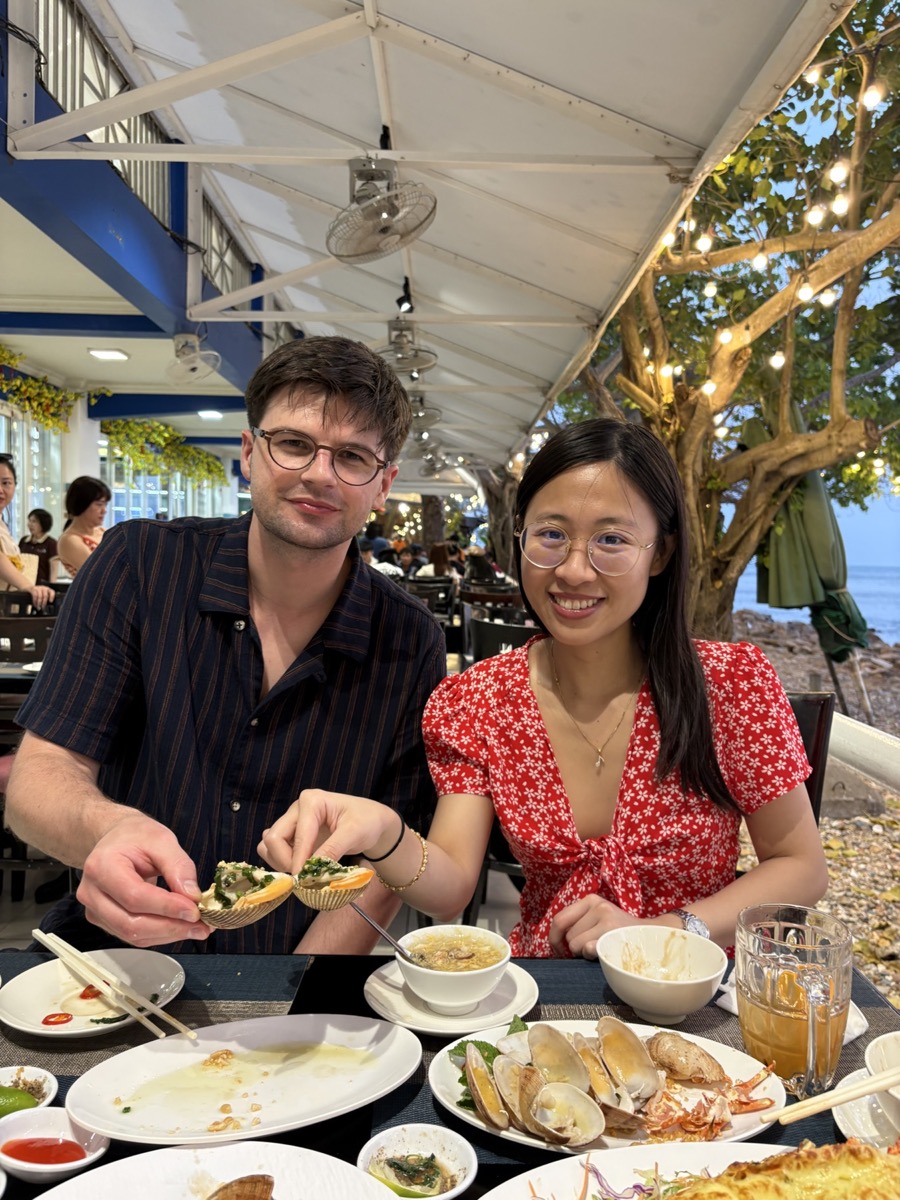 Linh and Andrew together