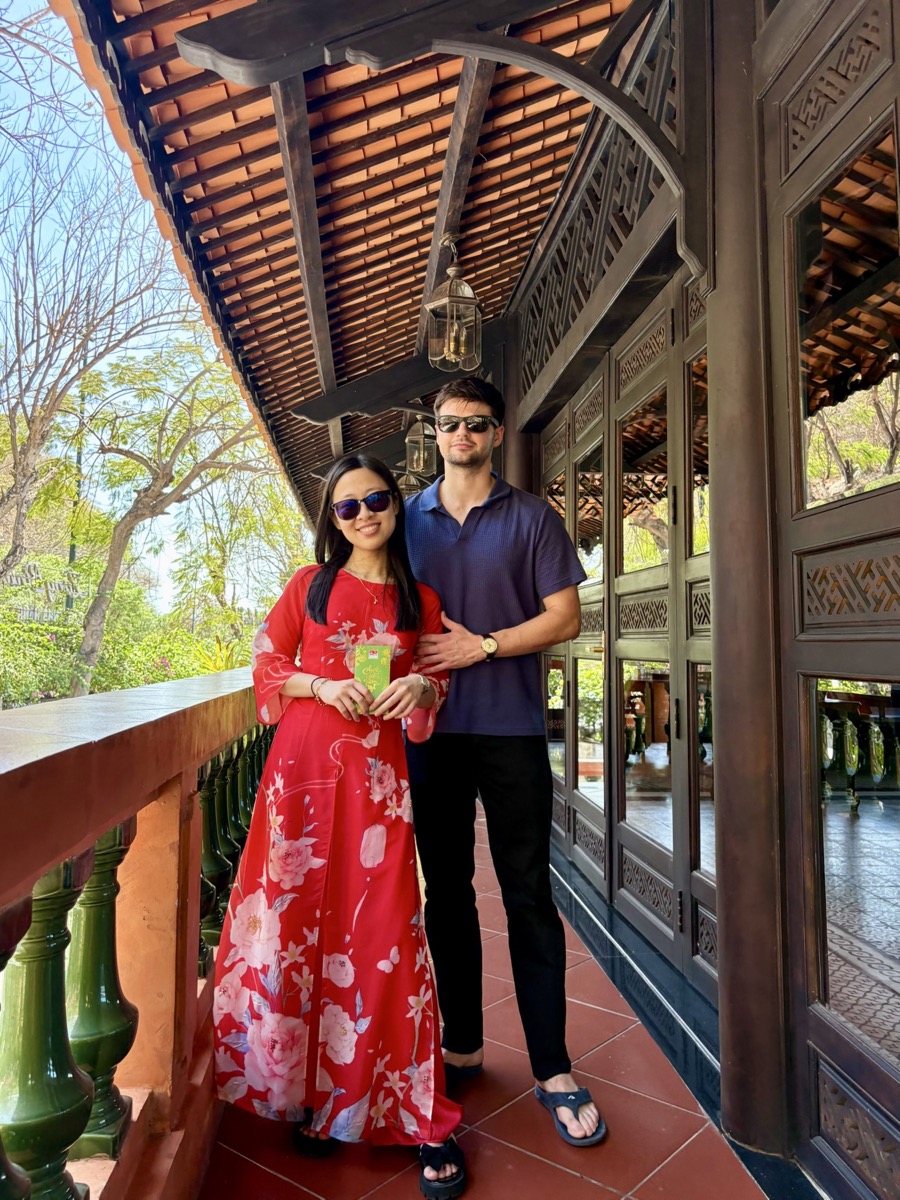 Linh and Andrew together
